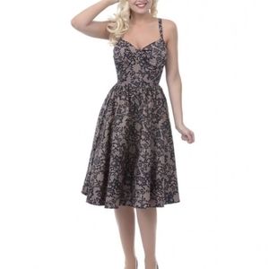 Stop Staring Jennifer Swing Dress S Lace print